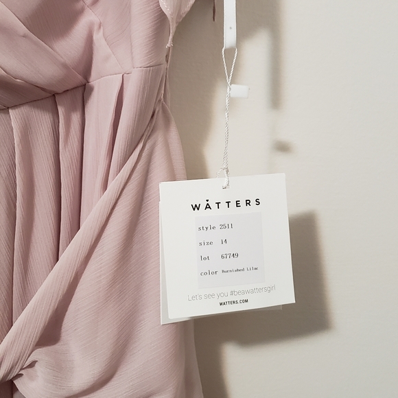 New! Watters Lilac Formal Dress - Picture 5 of 5